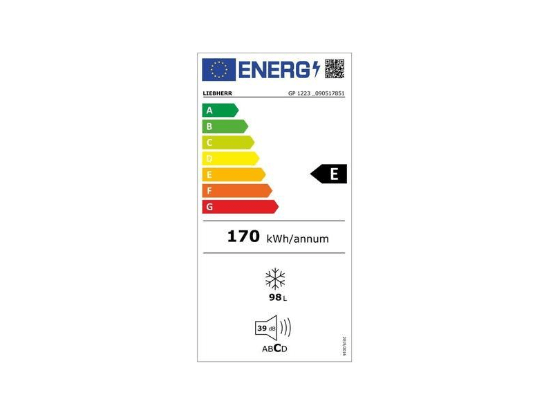 Liebherr GP 1223 Asztali fagyasztószekrény