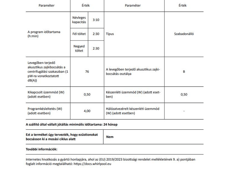 Indesit BWSA 61051 W EU N Elöltöltős mosógép