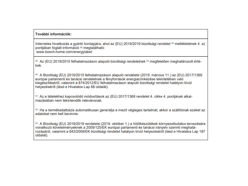 Bosch GSN36VIFP Fagyasztószekrény