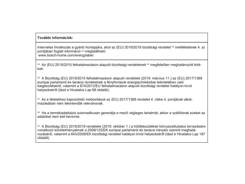 BOSCH GSN58AWEV Fagyasztószekrény