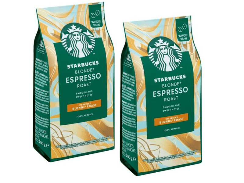 Starbucks Blonde® Espresso Roast szemeskávé, 2 x 200 g