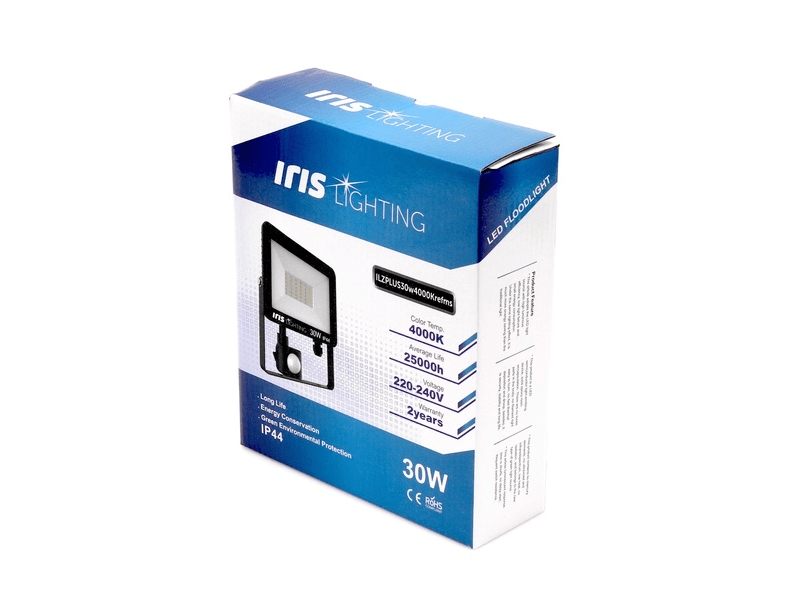 Iris Lighting Z Plus 10824683 Mozgásérzékelős LED reflektor, 30W
