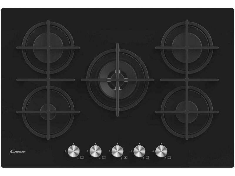Candy CVG74WPB Beépíthető üveglapos gáz főzőlap