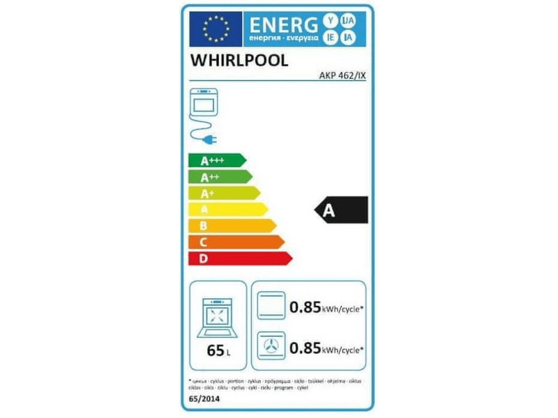 WHIRLPOOL AKP 462/IX Beépíthető sütő