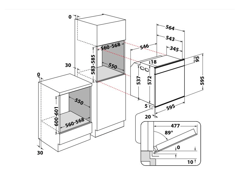 Whirlpool AKZM 8420 IX Beépíthető sütő