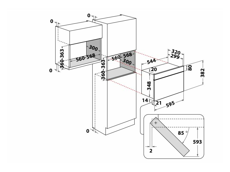 WHIRLPOOL AMW 423/IX  Beépíthető mikrohullámú sütő