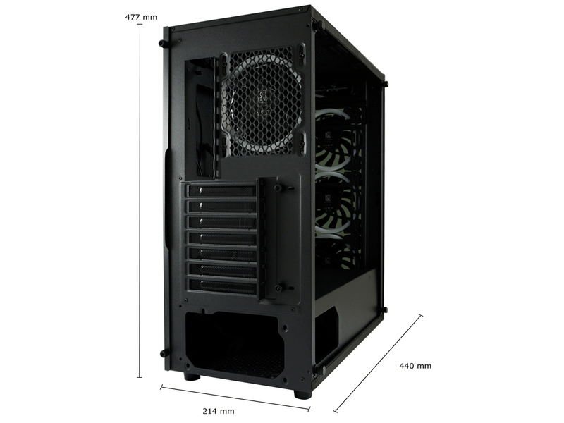 LC Power LC-709B-ON Solar System X Számítógépház