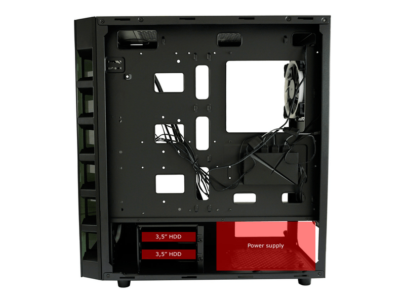 LC Power LC-709B-ON Solar System X Számítógépház