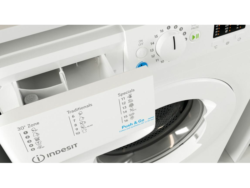 Indesit BWSA 61051 W EU N Elöltöltős mosógép