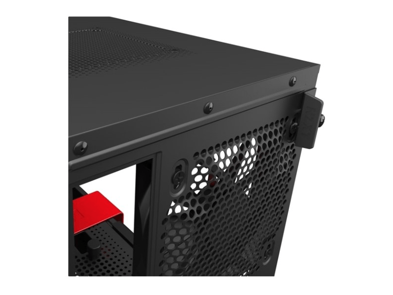 NZXT CA-H210B-BR Matt fekete/piros Számítógépház / PC