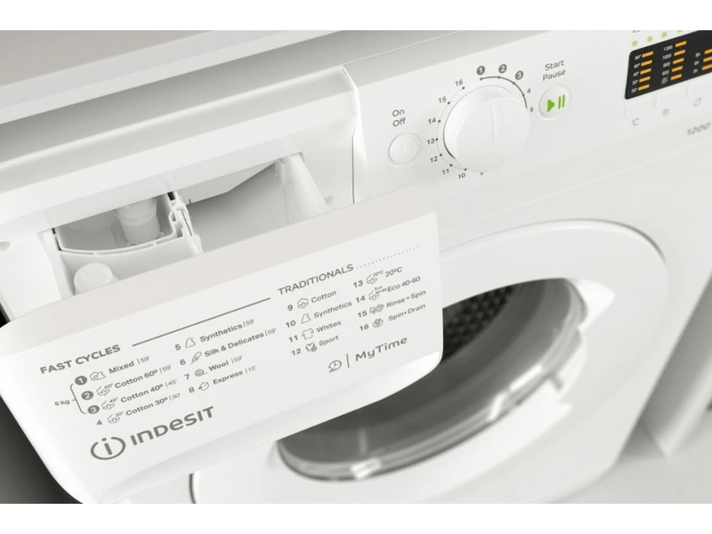 Indesit MTWSA 61252 W EE Elöltöltős mosógép