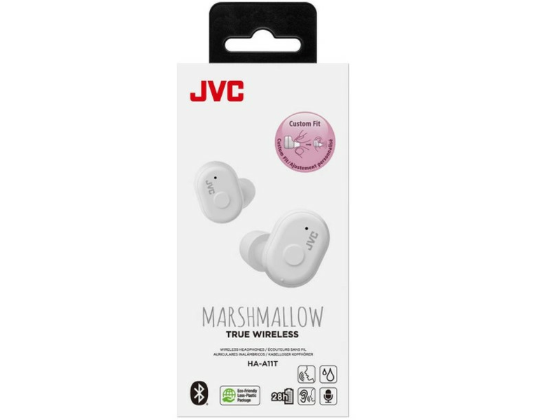 JVC HA-A11T-W Bluetooth fülhallgató, fehér