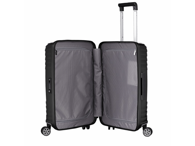Samsonite Tunes Spinner 55/20 Gurulós bőrönd, fekete (75231-5346)