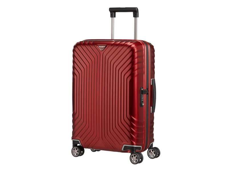 Samsonite Tunes Spinner 55/20 Gurulós bőrönd, vörös (75231-5347)
