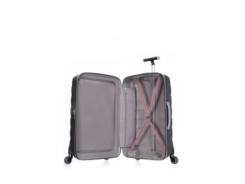 Samsonite Firelite Spinner 55/20 Gurulós bőrönd, Szénfekete (76218-1174)