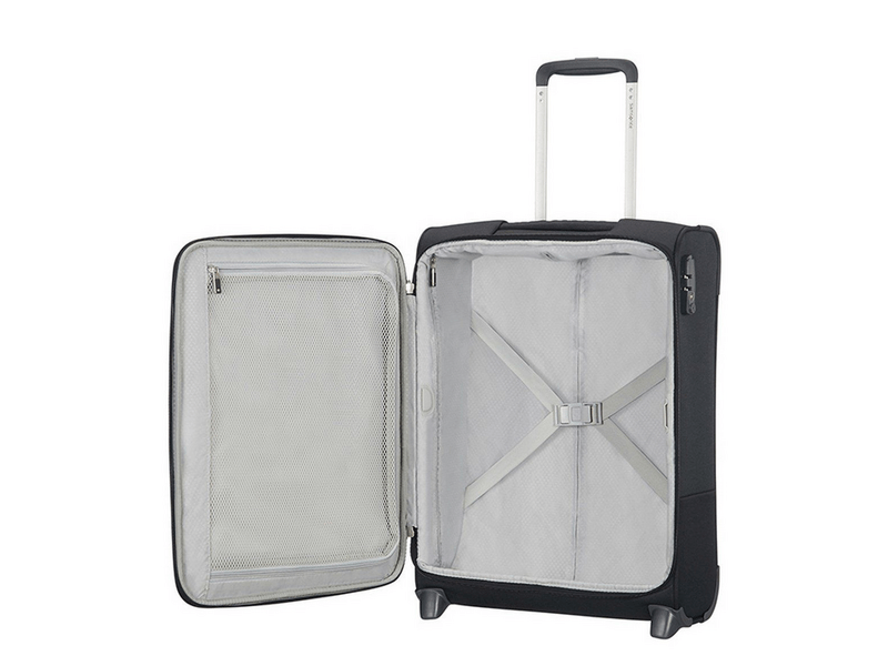 Samsonite Base Boost Upright 55/20 Gurulós bőrönd, fekete (79195-1041)