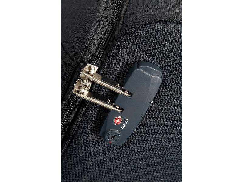 Samsonite Base Boost Upright 55/20 Gurulós bőrönd, fekete (79195-1041)