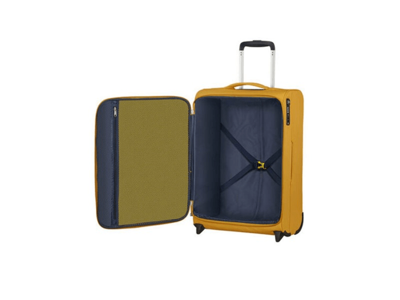 American Tourister Lite Ray Upright 55/20 TSA Kézipoggyász, Aranysárga