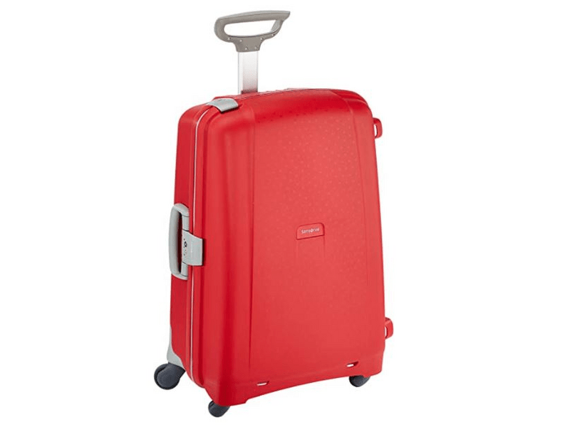 Samsonite Aeris Spinner 68/25 Gurulós bőrönd, Piros (23404-1726)