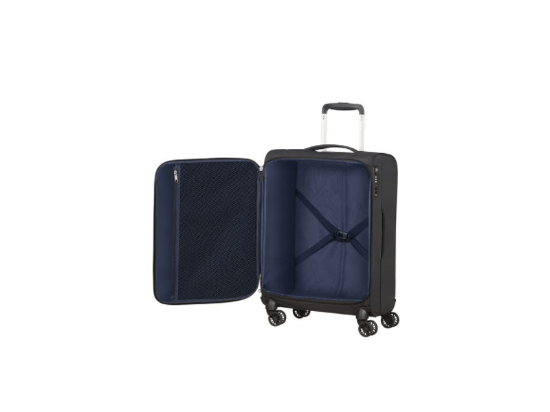 American Tourister Lite Ray Spinner 55/20 TSA Kézipoggyász, Fekete