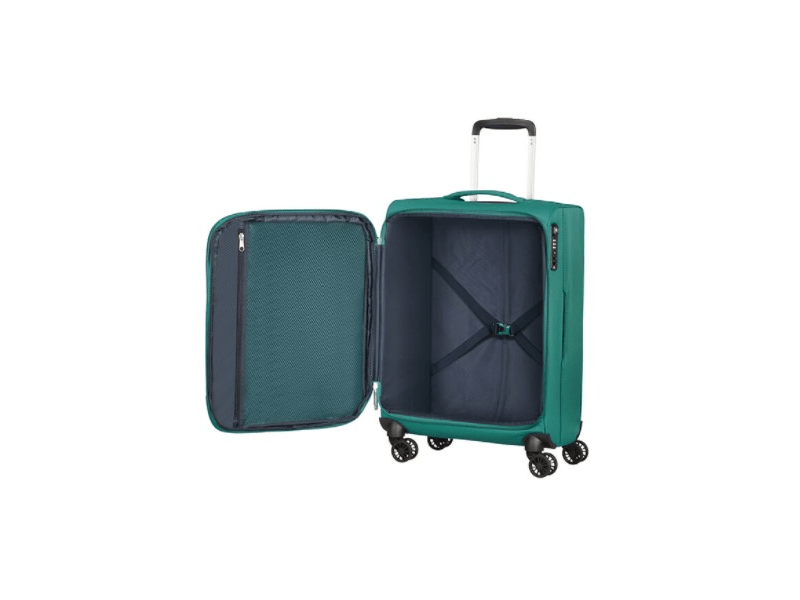 American Tourister Lite Ray Spinner 55/20 TSA EXP Bőrönd, Erdei zöld