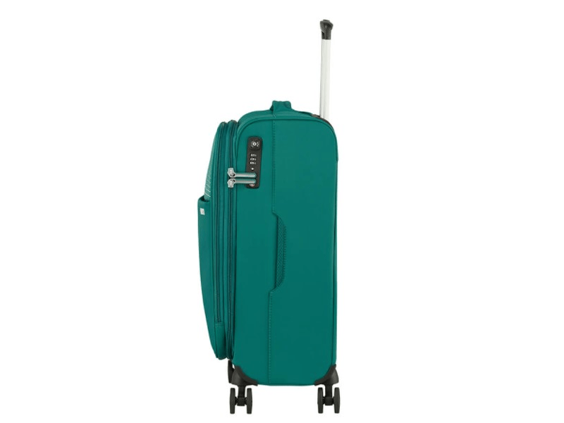 American Tourister Lite Ray Spinner 55/20 TSA EXP Bőrönd, Erdei zöld