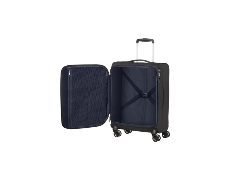 American Tourister Lite Ray Spinner 55/20 TSA EXP Kézipoggyász, Fekete