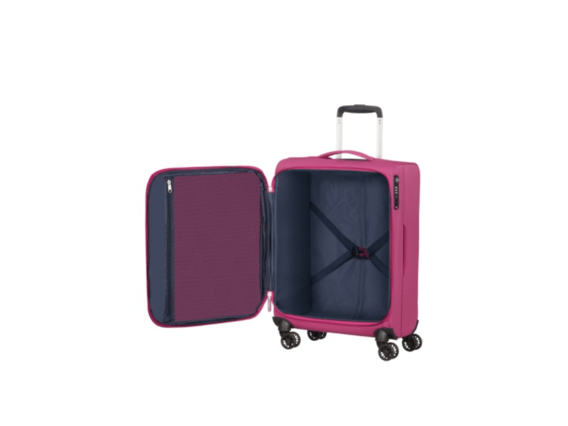 American Tourister Lite Ray Spinner 55/20 TSA EXP Bőrönd, Magenta