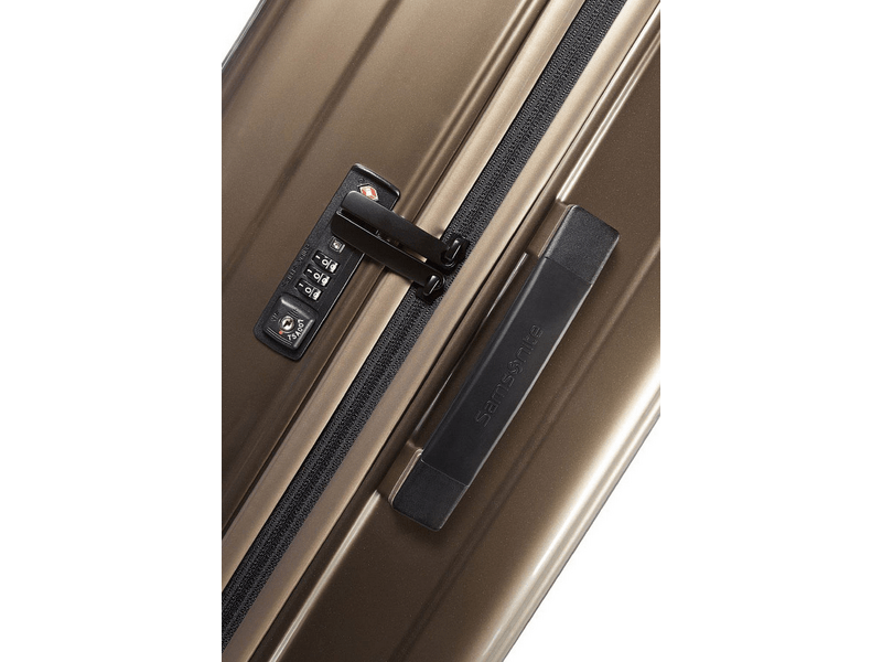 Samsonite Neopulse Spinner 75/28 Gurulós bőrönd, Homokszín (65754-4535)