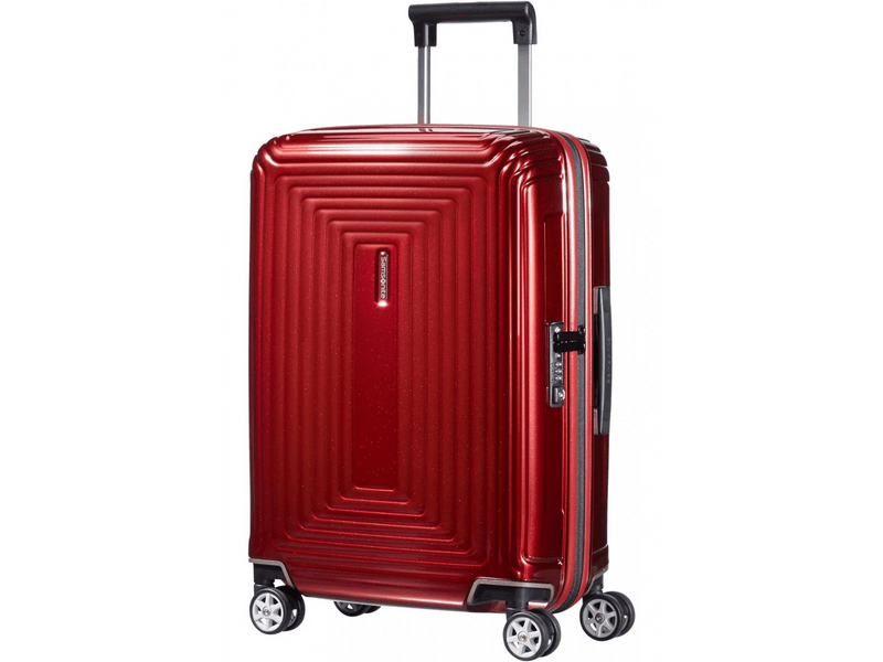 Samsonite Neopulse Spinner 81/30 Gurulós bőrönd, Piros (65756-1544)
