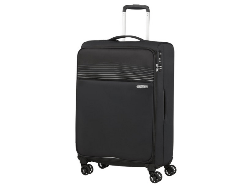 American Tourister Lite Ray Spinner 69/25 TSA Kézipoggyász, Fekete
