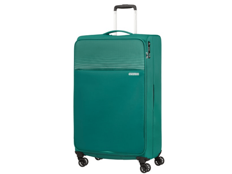 American Tourister Lite Ray Spinner 81/30 TSA Kézipoggyász, Erdei zöld