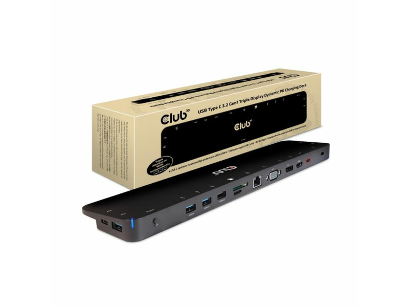 Club3D CSV-1564W100 USB 3.2 GEN 1 TYPE C pd töltő