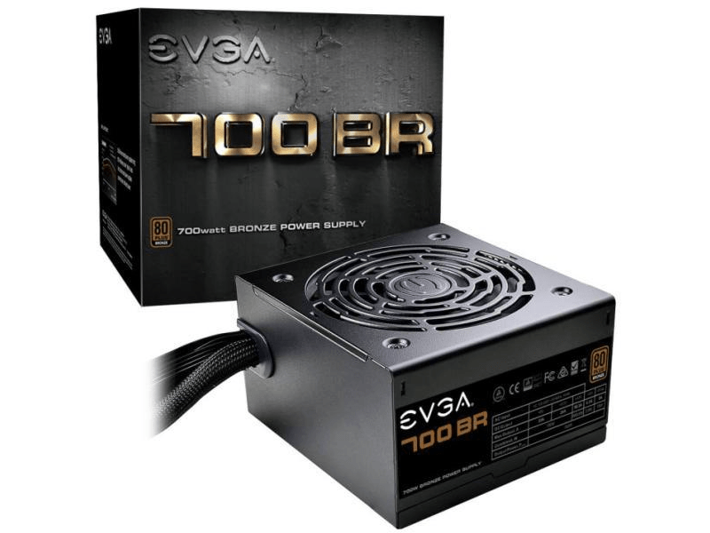EVGA 100BR0700K2 80+ Bronze tápegység, 700 W
