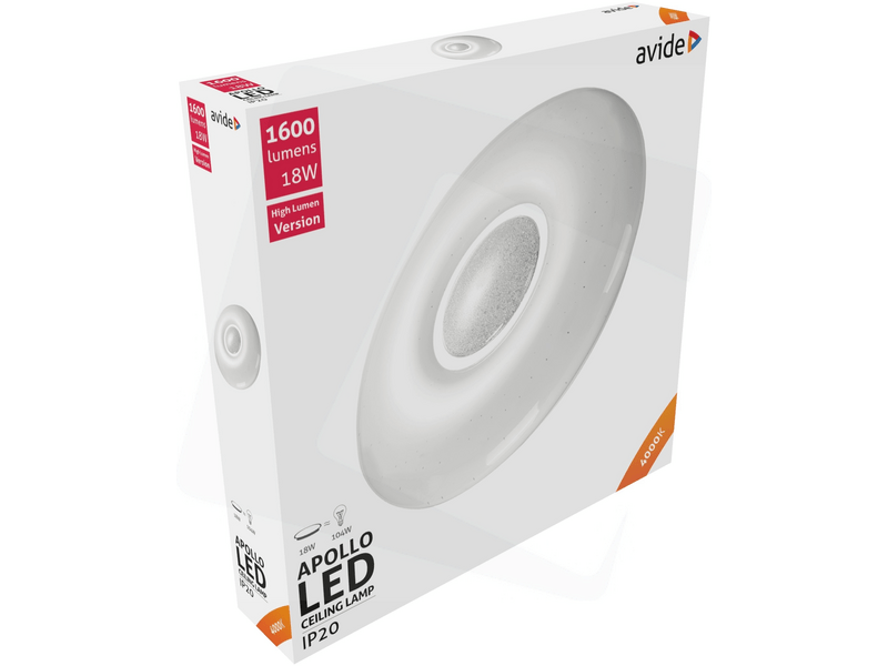 Avide ACLO33NW-18W-APO Apollo LED mennyezeti lámpa, fehér