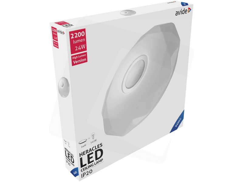 Avide ACLO38CW-24W-HER LED Heracles Mennyezeti Lámpa