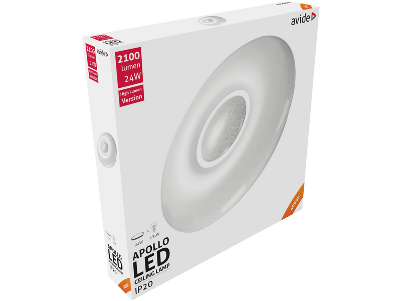 Avide ACLO38NW-24W-APO Apollo LED Mennyezeti Lámpa