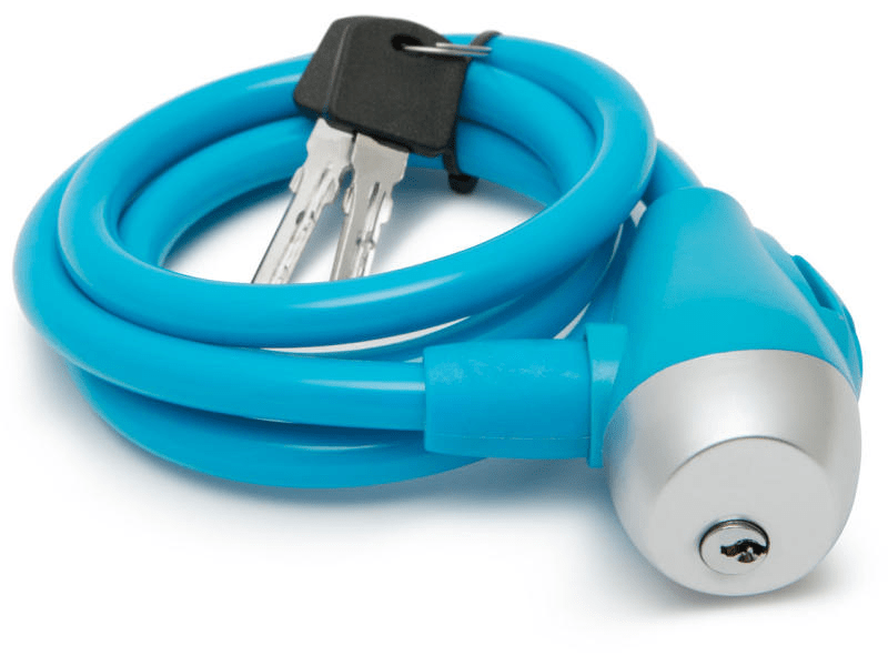 Wheel Zone 57077BL Kerékpár sodrony lakat, kék