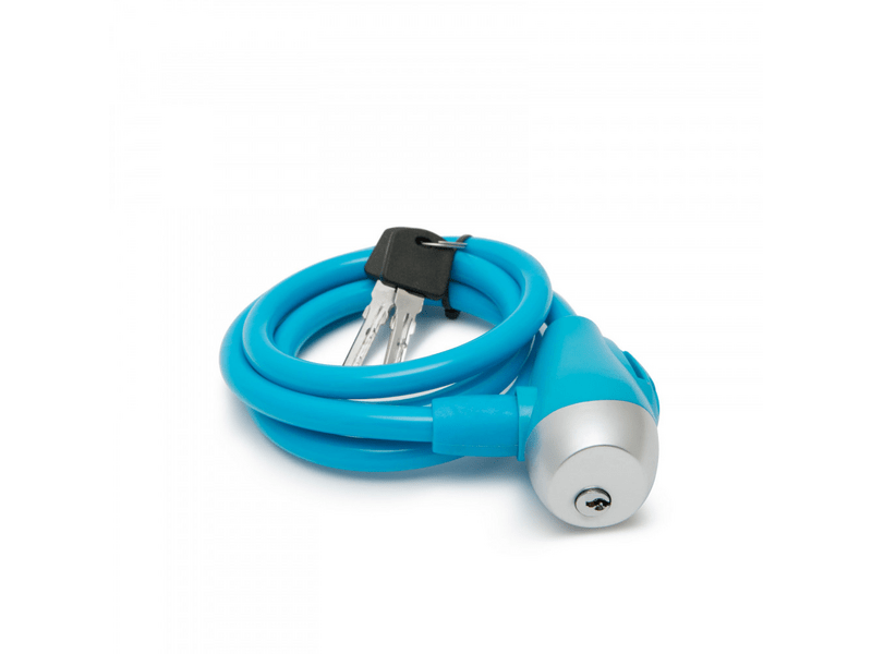 Wheel Zone 57077BL Kerékpár sodrony lakat, kék