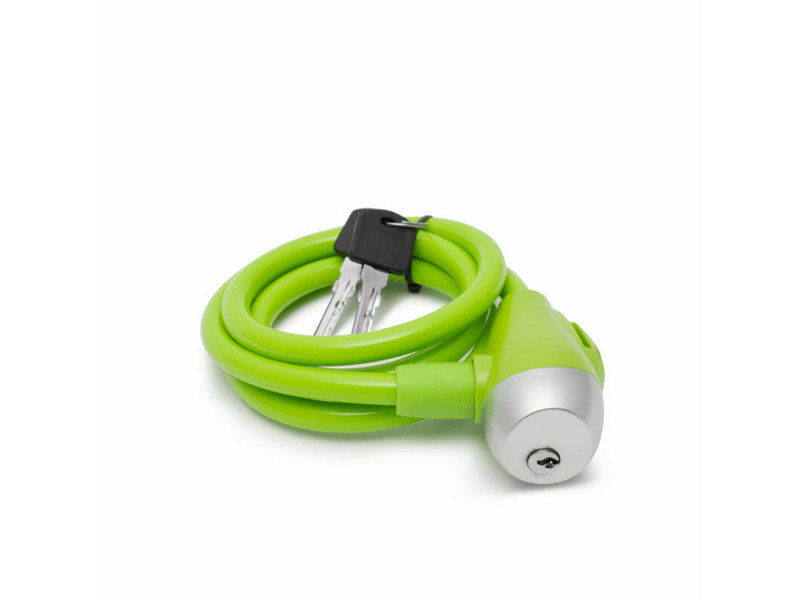 Wheel Zone 57077GR Kerékpár sodrony lakat, zöld