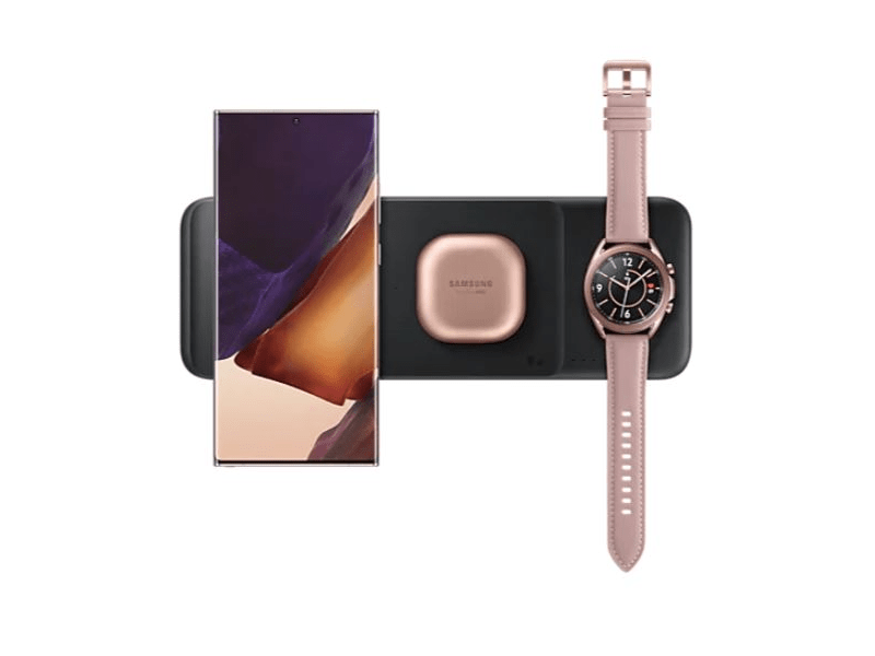 Samsung EP-P6300TBEGEU Vezeték nélküli tripla töltő, fekete