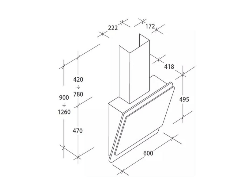 Candy CVMA 60 N Fali páraelszívó