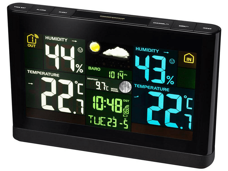 Bresser Meteo THBM C színes kijelzős időjárás állomás