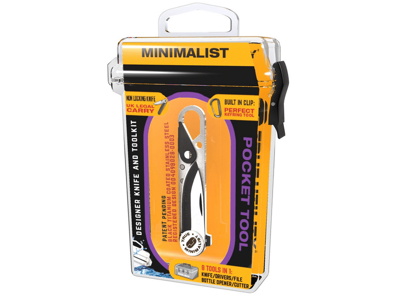 True Utility Minimalist TU208K Designer kés és multifunkciós szerszám