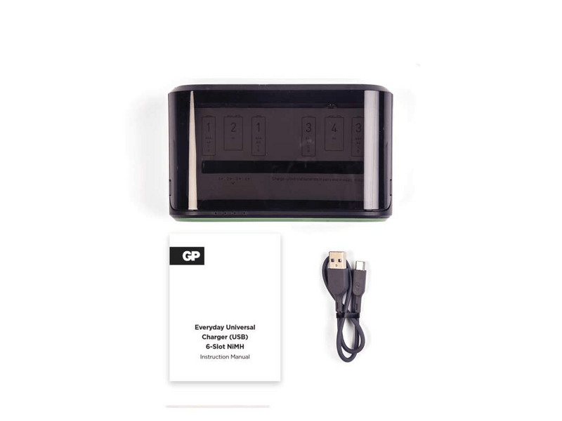 GP B631 Univerzális elemtöltő (B55630)