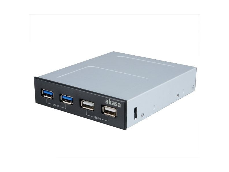 Akasa InterConnect S AK-ICR-12V3 Előlapi 4 portos USB HUB