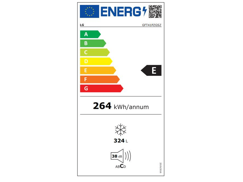 LG GFT41PZGSZ Egyajtós fagyasztószekrény