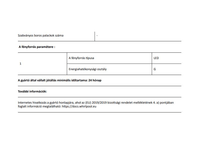 Whirlpool WB70I 931 X NoFrost alulfagyasztós hűtőszekrény