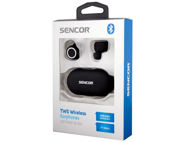 Sencor SEP 510 vezeték nélküli füllhallgató, fekete