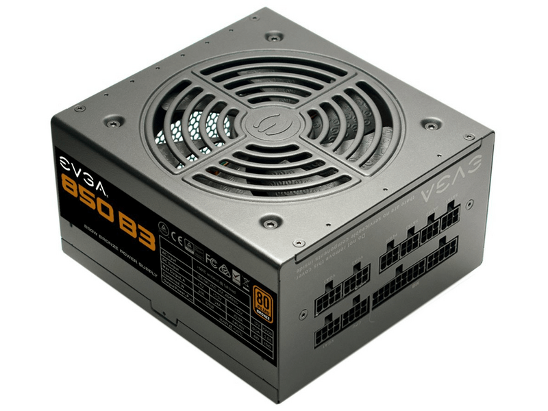 EVGA 220B50850V2 80+ Bronze tápegység, 850 W